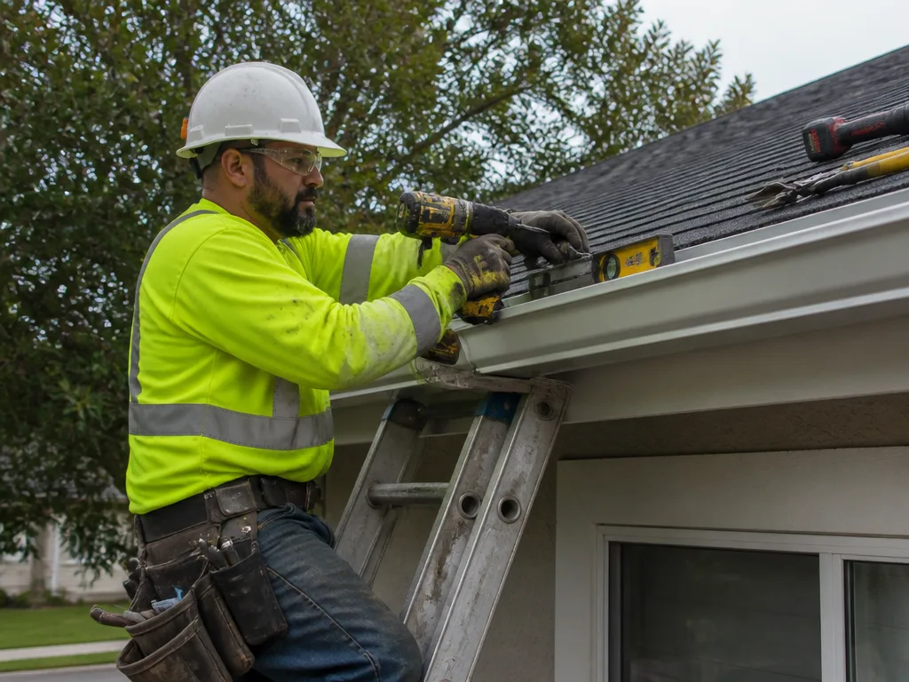 Aluminum Gutter Installation