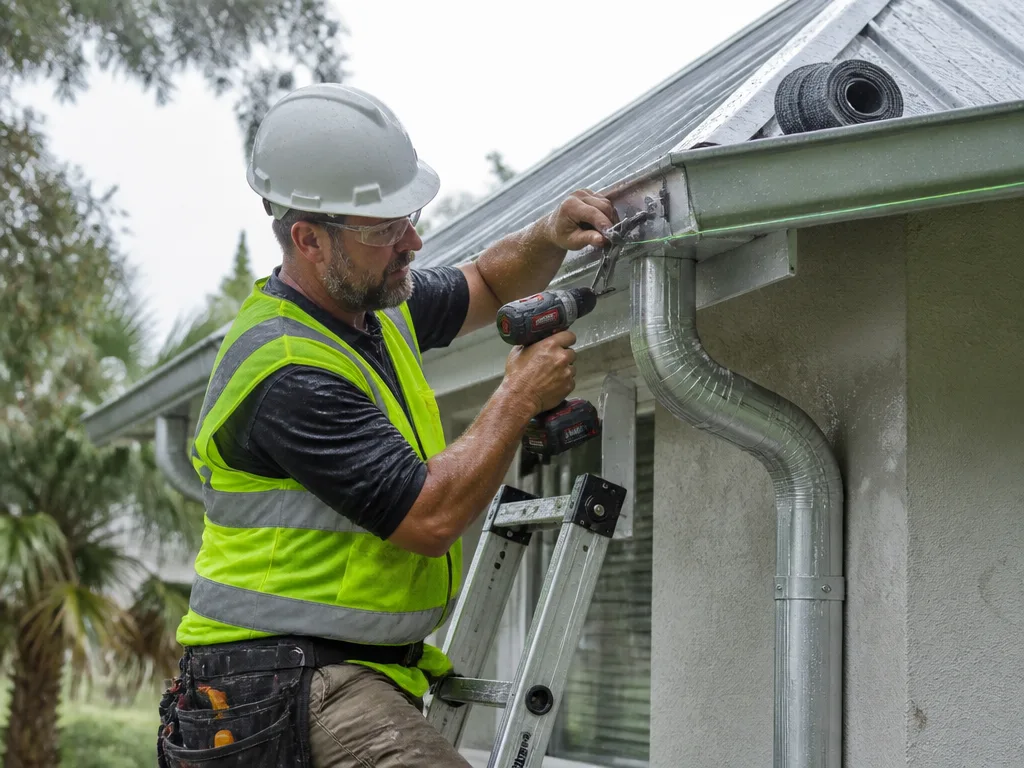 Downspout Installation