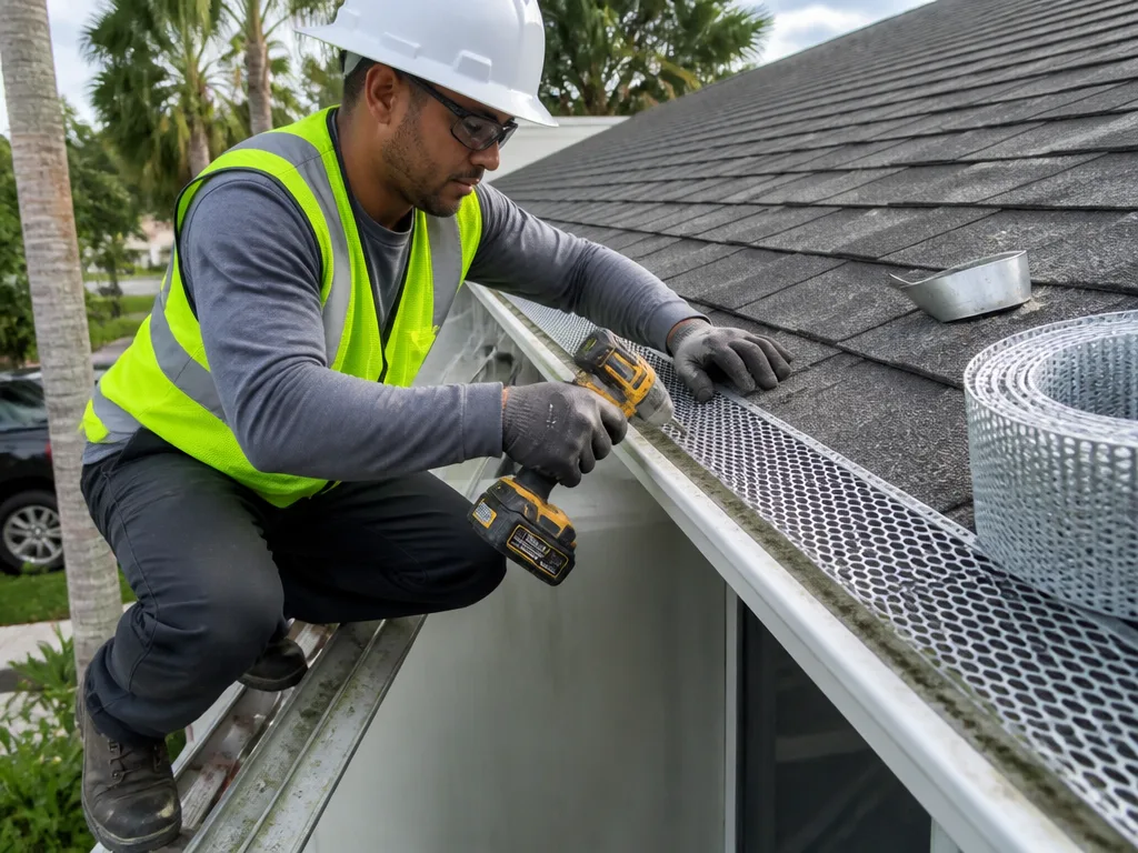 Gutter Guard Installation